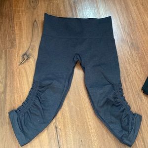 Lululemon Ruched Black Leggings